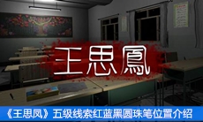 《王思凤》五级线索红蓝黑圆珠笔位置介绍