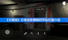 《王爱国》五级线索模糊的字迹位置介绍