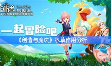 《创造与魔法》水草作用分析