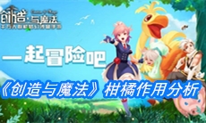 《创造与魔法》柑橘作用分析