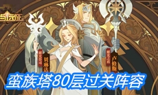 《剑与远征》蛮族塔80层过关阵容