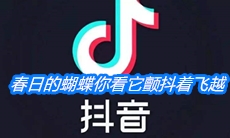 《抖音》你看啊春日的蝴蝶你看它颤抖着飞越是什么歌