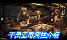 《明日方舟》干员蓝毒属性介绍