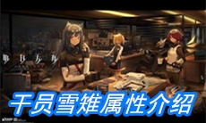 《明日方舟》干员雪雉属性介绍