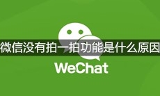 微信没有拍一拍功能是什么原因
