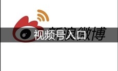 《新浪微博》视频号入口