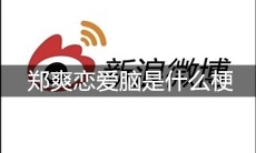 郑爽恋爱脑是什么梗