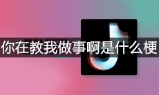 抖音你在教我做事啊是什么梗