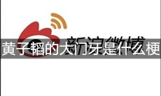 黄子韬的大门牙是什么梗