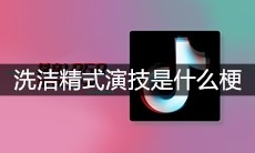 洗洁精式演技是什么梗