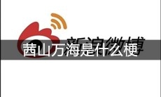 茜山万海是什么梗