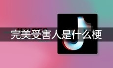 抖音完美受害人是什么梗
