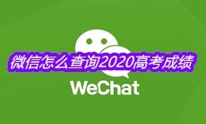 微信怎么查询2020高考成绩