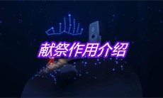 《sky光遇》献祭作用介绍