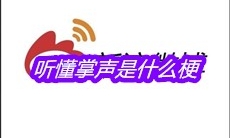 听懂掌声是什么梗