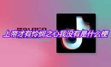 上帝才有怜悯之心我没有是什么梗