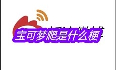 宝可梦爬是什么梗