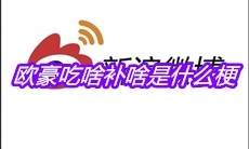 欧豪吃啥补啥是什么梗