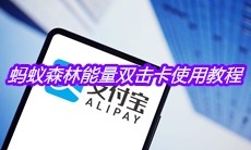 《支付宝》蚂蚁森林能量双击卡使用教程