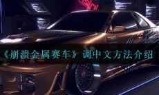 《崩溃金属赛车》调中文方法介绍