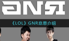 《LOL》GNR意思介绍