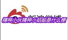 精神小伙精神小姑娘是什么梗