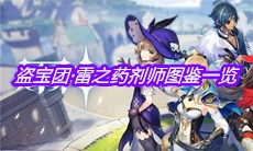 《原神》盗宝团·雷之药剂师图鉴一览