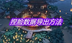 《天涯明月刀》捏脸数据导出方法