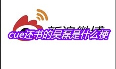 cue还书的吴磊是什么梗