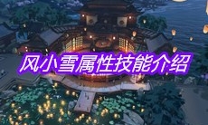 《天涯明月刀》手游风小雪属性技能介绍