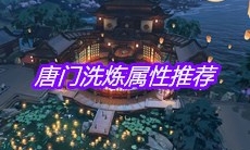 《天涯明月刀》手游唐门洗炼属性推荐