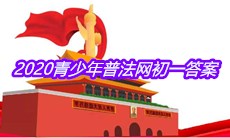 2020青少年普法网初一答案