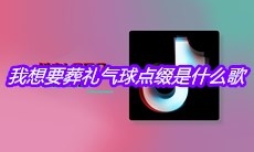抖音我想要葬礼气球点缀是什么歌