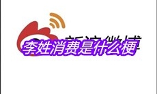 李姓消费是什么梗