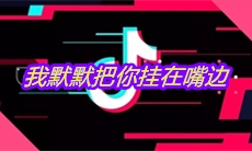 抖音我默默把你挂在嘴边是什么歌