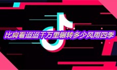 抖音比肩看迢迢千万里辗转多少风雨四季是什么歌