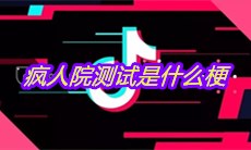 抖音疯人院测试是什么梗