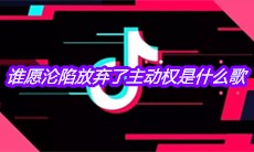抖音谁愿沦陷放弃了主动权是什么歌