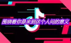 抖音围绕着你是来到这个人间的意义是什么歌