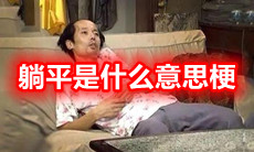 躺平是什么意思梗