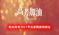 阳光高考2021平台官网查询地址