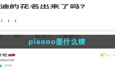 piaono是什么梗