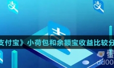《支付宝》小荷包和余额宝收益比较分析
