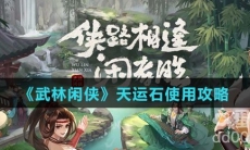 《武林闲侠》天运石使用攻略