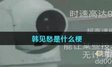 韩见愁是什么梗