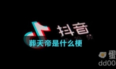 葬天帝是什么梗