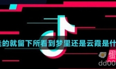 带不走的就留下所看到梦里还是云霞是什么歌