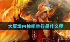 大夏境内神明禁行是什么梗