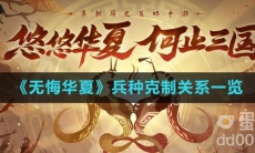 《无悔华夏》兵种克制关系一览