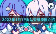 2022年4月1日b站变绿原因介绍